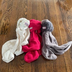 Hunter boot Wellies Boot Socks *3 pairs* size m